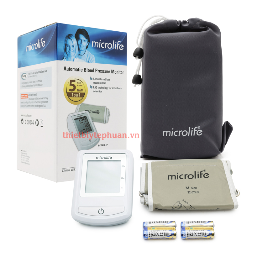 Máy đo huyết áp Microlife BP 3NZ1 – 1P – Thiết bị Y Tế Phú An