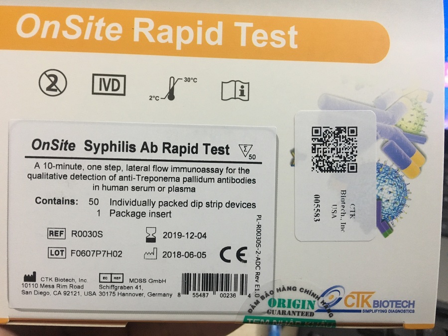OnSite Syphilis Ab Rapid Test