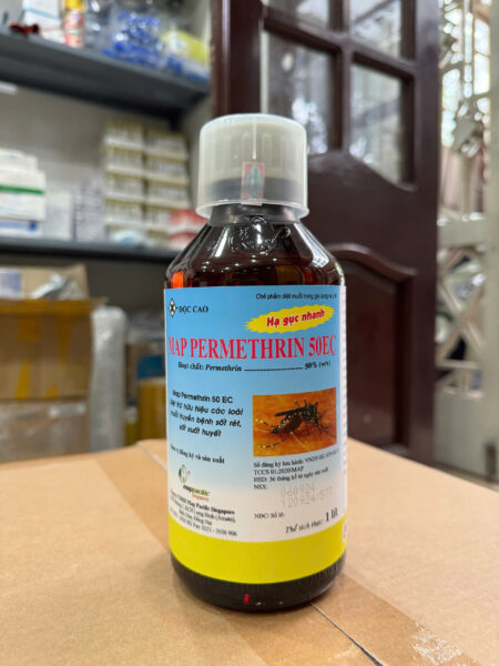 CHẾ PHẨM DIỆT MUỖI TRONG GIA DỤNG VÀ Y TẾ MAP PERMETHRIN 50EC