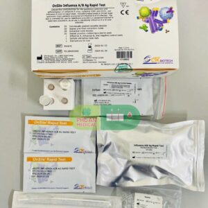 CTK Biotech – Định tính phát hiện kháng nguyên vi rút Cúm A hoặc/và B trong dịch mũi hoặc dịch họng của người