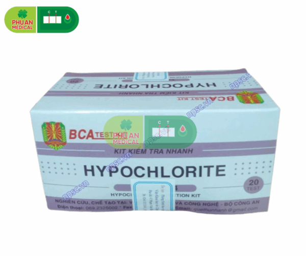 KIT KIỂM TRA NHANH HYPOCHLORID