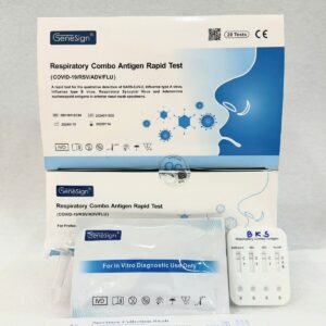 Khay thử phát hiện đồng thời SARS-CoV-2, RSV, Adenovirus, Cúm A & B – 5n1