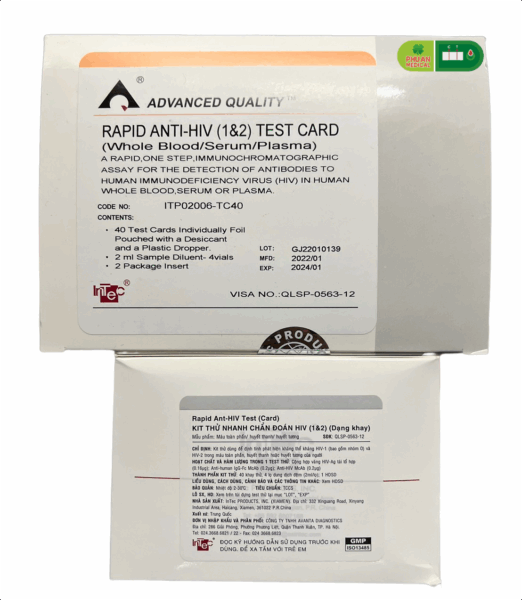 InTec One Step Anti-HIV (1 & 2) Rapid Test