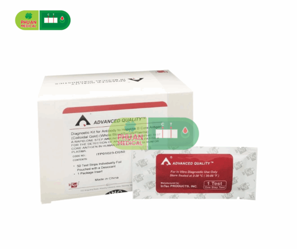 Intec Kit test nhanh phát hiện Viêm gan B – One Step HBcAb Test 
