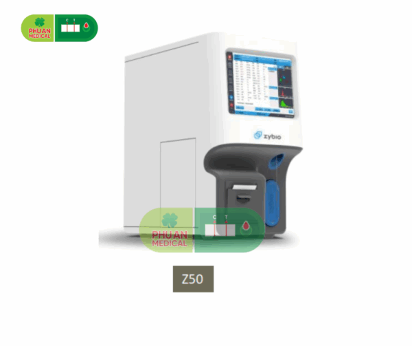 MÁY HUYẾT HỌC Z50 – PHÂN TÍCH TỰ ĐỘNG 5 PHÂN SỐ BẠCH CẦU Zybio Z50
