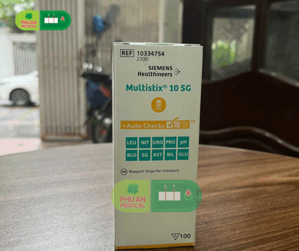 Que thử nước tiểu 10 thông số Siemens Multistix 10SG – Mỹ