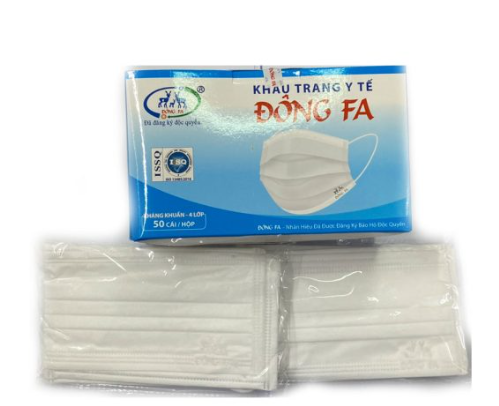 Khẩu Trang 4 Lớp xanh dương – Đông Fa