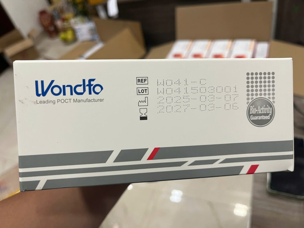 BỘ TEST NHANH DENGUE NS1 – WONDFO (Trung Quốc)