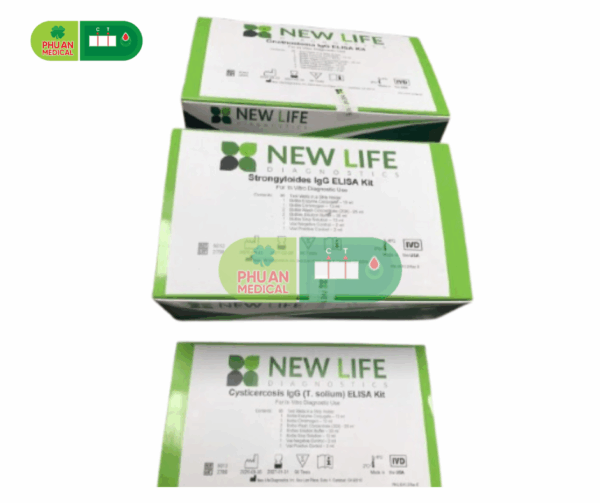 Cysticercosis IgG (T.Solium) ELISA Kit (Xét nghiệm sán dãi lợn)