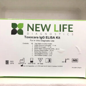 Toxocara IgG ELISA Kit (xét nghiệm giun đũa chó mèo)