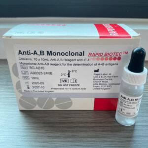 Bộ định nhóm máu ABO + RhD – Rapid Biotech (Anh Quốc)