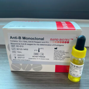 Bộ định nhóm máu ABO + RhD – Rapid Biotech (Anh Quốc)