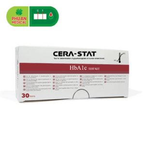 Bộ hóa chất xét nghiệm HbA1c Cera-Stat ( Hộp/ 30 test )