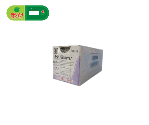 Chỉ phẫu thuật Vicryl 4-0 (tròn) W9113