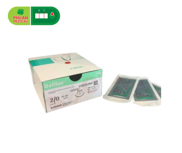 Chỉ phẫu thuật Dafilon Blue 2-0 (tam giác) C0935360