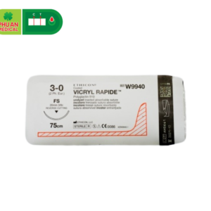 Chỉ phẫu thuật Vicryl Rapide 3-0 (tam giác) W9940