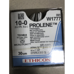 Chỉ phẫu thuật Prolene 10-0, 6,5mm, 3/8c, 30cm – W1777