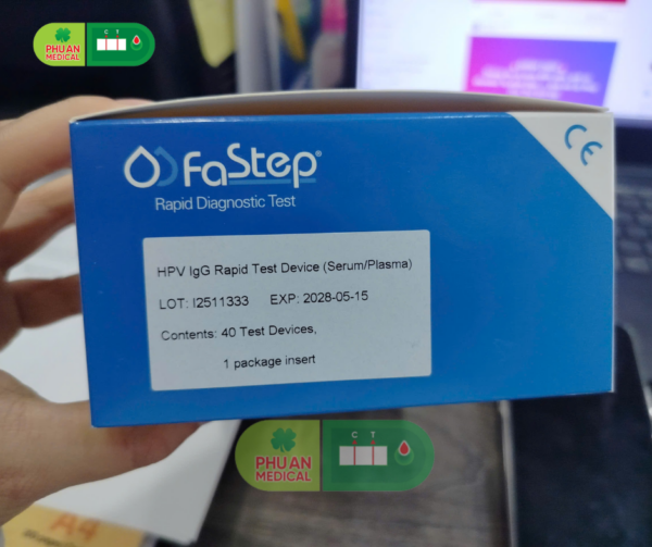 FASTep HPV IgG Rapid Test Device (Serum/Plasma) – Hộp 40 Test