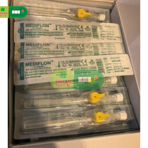 Kim luồn tĩnh mạch kim catheter Medikit Mediflon – Ấn Độ size18g 20g 22g 24g