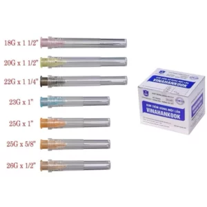 ĐẦU KIM TIÊM VÔ TRÙNG 100 cây 18G, 20G, 23G, 25G , 26G