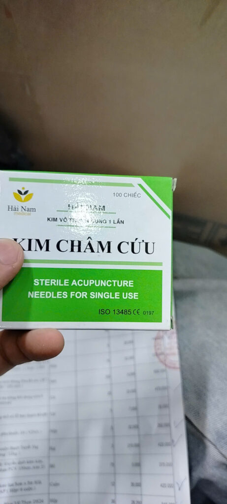KIM CHÂM CỨU VÔ TRÙNG DÙNG MỘT LẦN HẢI NAM MEDICAL