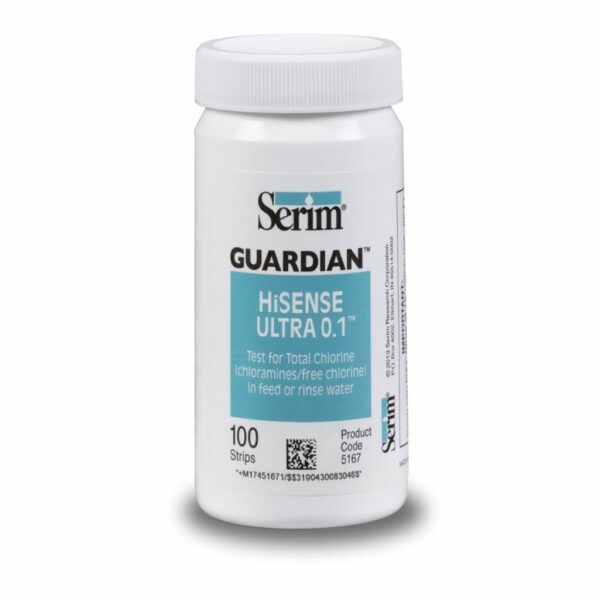 QUE THỬ TỒN DƯ CLO TRONG NƯỚC CHẠY THẬN NHÂN TẠO – Serim Guardian HiSENSE ULTRA 0.1