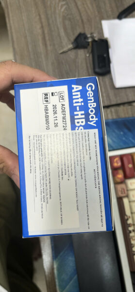 GenBody Anti-HBs – Test nhanh phát hiện kháng thể kháng HBsAg (Viêm gan B)