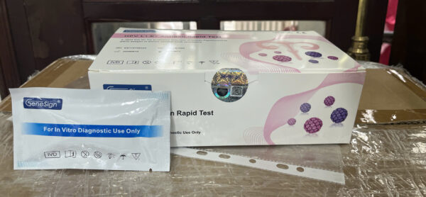 Khay thử xét nghiệm định tính kháng nguyên HPV L1/E7 GeneSign (Hộp 25 test)