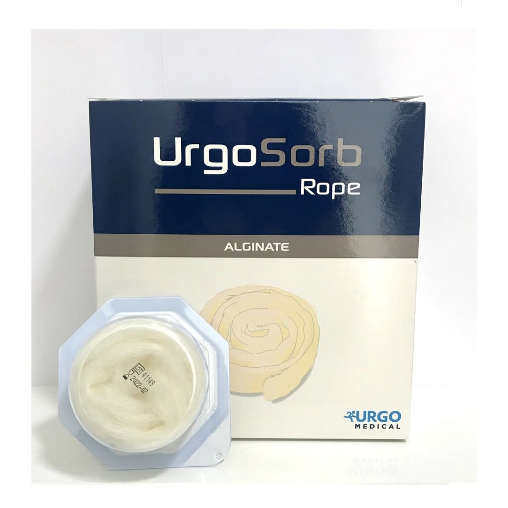 URGOSORB ROPE – Băng gạc alginate dạng dây cầm máu, chăm sóc vết thương