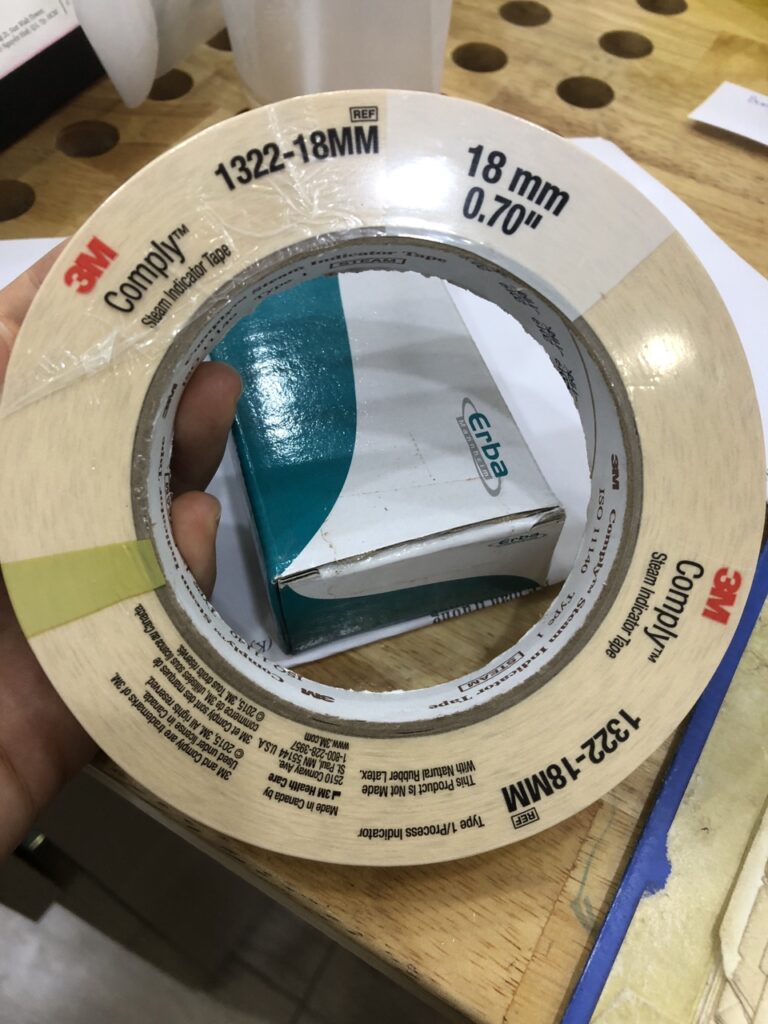 Băng keo hấp nhiệt trong y tế 3M 1322 18MM