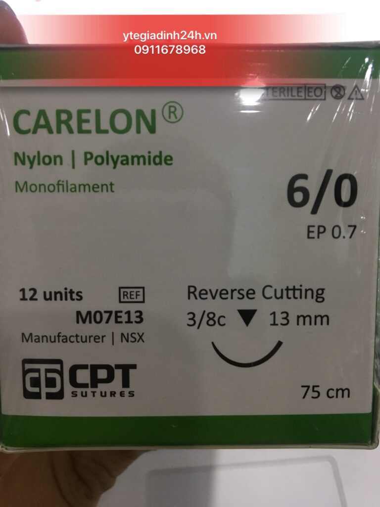 Chỉ Phẫu Thuật CPT-Carelon(Nylon/Polyamide) 6/0 (13mm)