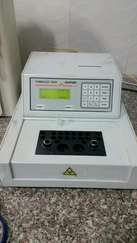 Cuvettes sử dung máy đông máu Humanclot DUO