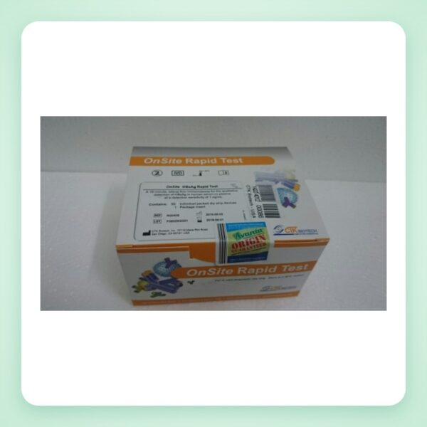 OnSite HBsAg Rapid Test – Que thử xét nghiệm định tính kháng nguyên HBsAg