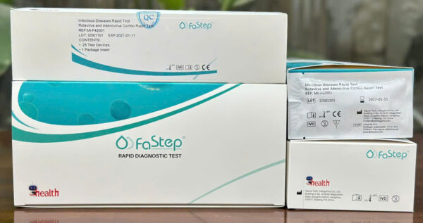 Khay thử xét nghiệm Rotavirus & Adenovirus – FaStep