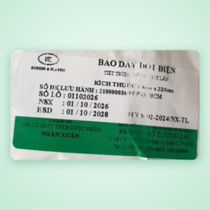 Bao dây đốt điện tiệt trùng dùng một lần – Nhân Xuân