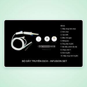 Bộ dây truyền dịch 20 giọt/ml Vinahankook
