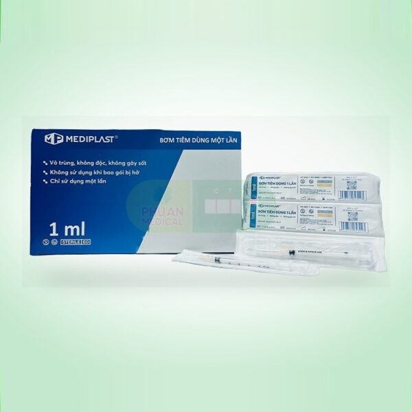 Bơm tiêm 1ml MEDIPLAST