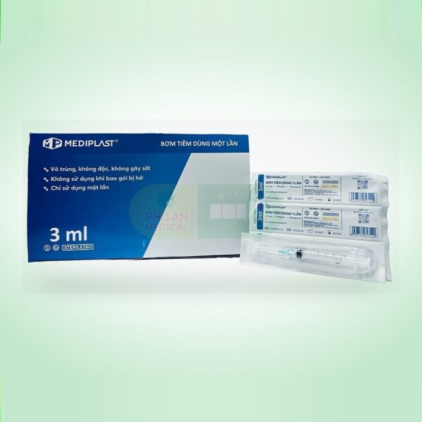 Bơm tiêm 3ml MEDIPLAST