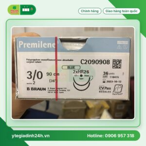 Chỉ phẫu thuật Premilene 3/0 (2) 90cm 2XHR26 CV RCP C2090908