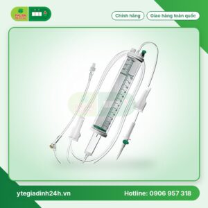 Dây truyền dịch 60 giọt/ml có bầu 150ml dùng pha thuốc