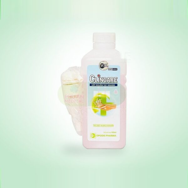 Dung dịch rửa tay sát khuẩn Clincare chai 500 ml
