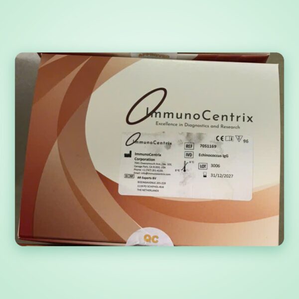 Bộ xét nghiệm ELISA Echinococcus IgG (sán dây chó – bệnh nang sán) – ImmunoCentrix