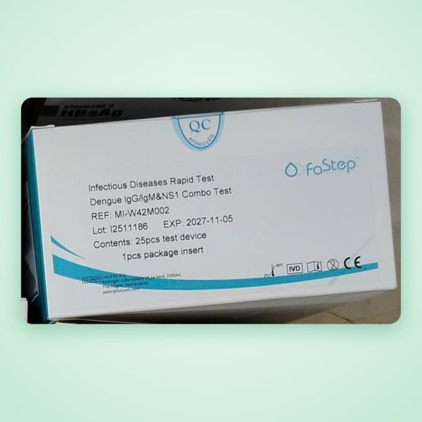Khay thử Dengue IgG/IgM & NS1 Combo – FaStep