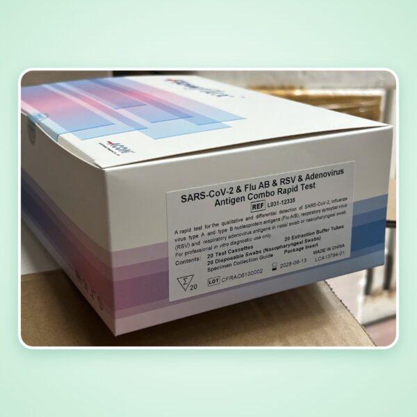 Test nhanh Flowflex 5in1 SARS-CoV-2/Cúm A/B/RSV/Adenovirus – ACON