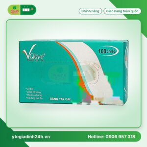 Găng Tay Y Tế Có Bột Vglove Đủ Size S M L
