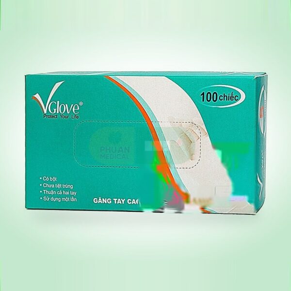Găng Tay Y Tế Có Bột Vglove Đủ Size S M L