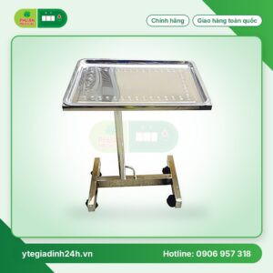 Giá Major Inox chân giữa + khay (35 x 50)