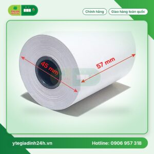 Giấy in nhiệt OJI 57mm x Ø45mm