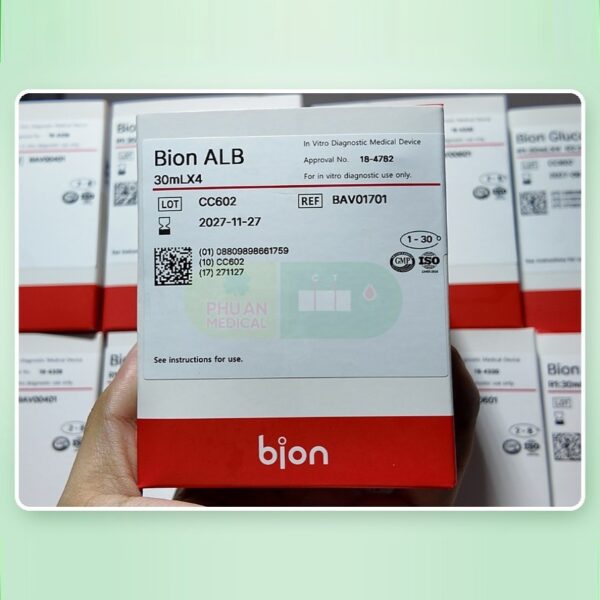 Hoá chất dùng cho máy xét nghiệm Bion ALB