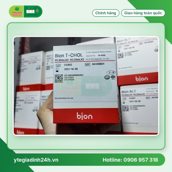 Hoá chất dùng cho máy xét nghiệm Bion T-CHOL